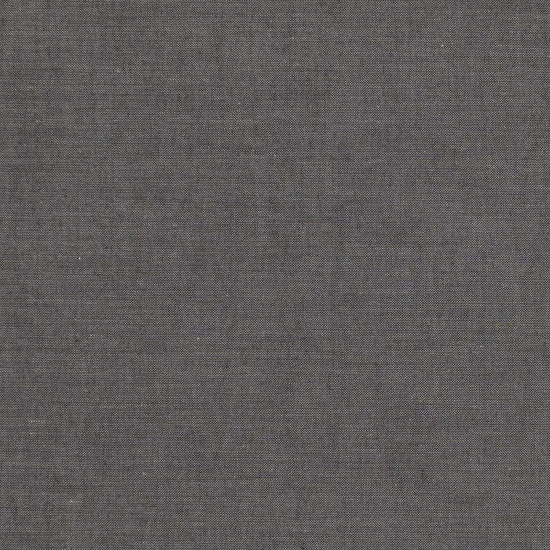 Tilda Chambray Dark Gray yardage