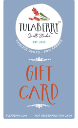 Tulaberry Quilt Studio digital gift card